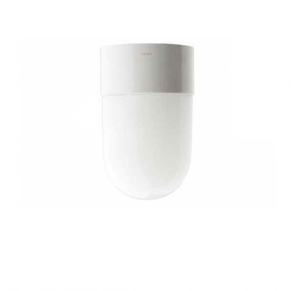 ARNO outdoor light in white with glass lintel