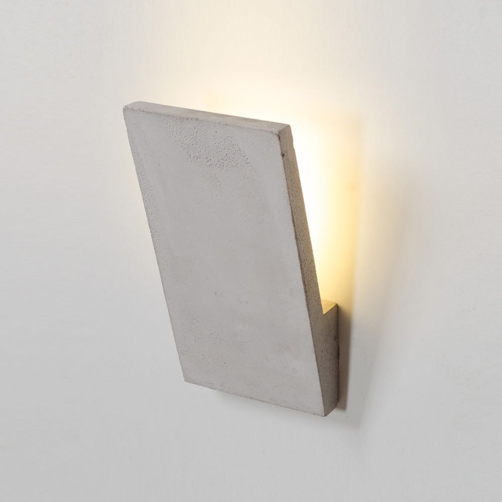 Led Beton-Wandlampe schlichtem Design im