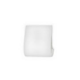 DIVIDE Small wall light with opal glass