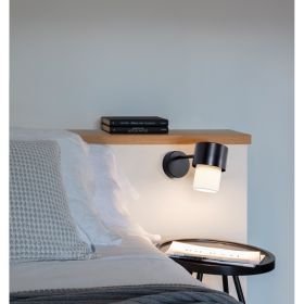 CAIN Design Wandlampe mit Textil 