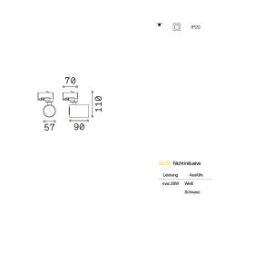 BYTE Beweglicher Spot fr GU10 Leuchmittel