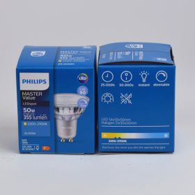 PHILIPS GU10 LED Spot Dim to warm mit sehr guter Lichtqualitt Technische Daten des Herstellers Philips.