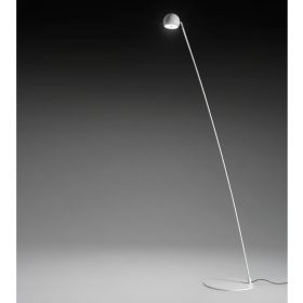 ATRAX Moderne Stehlampe - Leseleuchte Sehr lange Stehlampe in Wei.