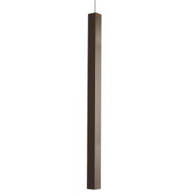 TRATTI brass rod pendant light Pendeleuchte Stab aus Messing dunkel.