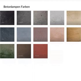 KNALLA SIMPLE Zylindrisches Beton Lampenpendel Betonfarben zur Auswahl.